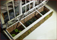 Victorian summer house, with attached greenhouse box