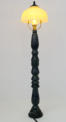 Victorian lamp with LED bulb