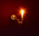 Wall lamp with LED light