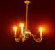 roof lamp with LED candles